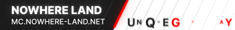 Nowhere Land banner Nowhere Land Minecraft server banner