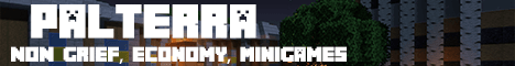 Palterra banner Palterra Minecraft server banner
