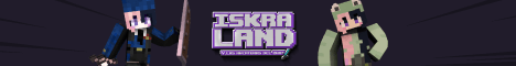 Iskraland banner Iskraland Minecraft server banner