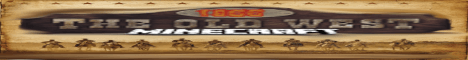 1860 Old West banner 1860 Old West Minecraft server banner