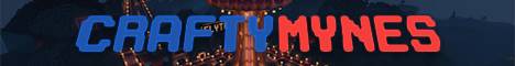 CraftyMynes banner CraftyMynes Minecraft server banner