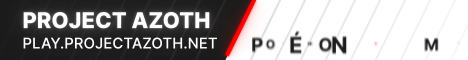 Project AZOTH banner Project AZOTH Minecraft server banner