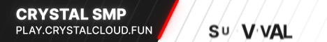 crystalsmp banner crystalsmp Minecraft server banner