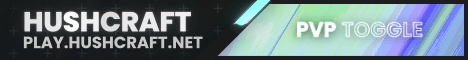 HushCraft banner HushCraft Minecraft server banner