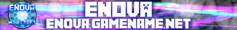 Enova banner Enova Minecraft server banner