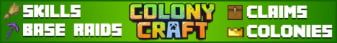 Colony Craft banner Colony Craft Minecraft server banner