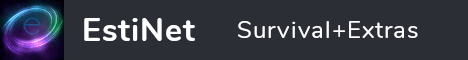EstiNet banner EstiNet Minecraft server banner