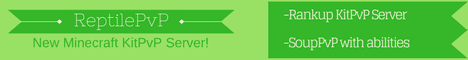 ReptilePvP banner ReptilePvP Minecraft server banner