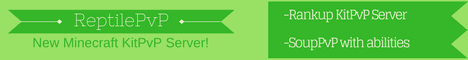 ReptilePvP banner ReptilePvP Minecraft server banner
