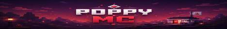PoppyMC banner PoppyMC Minecraft server banner