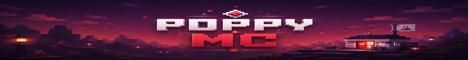 PoppyMC banner PoppyMC Minecraft server banner
