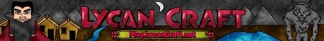 LycanCraft banner LycanCraft Minecraft server banner