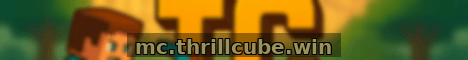 ThrillCube banner ThrillCube Minecraft server banner