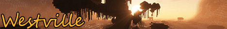 Westville banner Westville Minecraft server banner