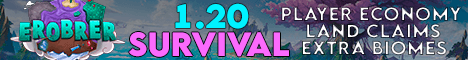 Erobrer SMP banner Erobrer SMP Minecraft server banner
