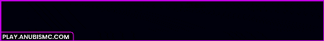 AnubisMC banner AnubisMC Minecraft server banner