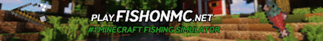 FishOnMC banner FishOnMC Minecraft server banner