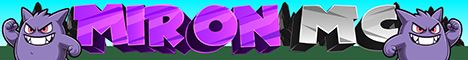 MironMC banner MironMC Minecraft server banner