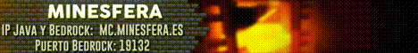 Minesfera banner Minesfera Minecraft server banner