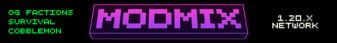 MODMIX Network banner MODMIX Network Minecraft server banner
