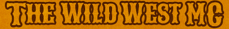 The Wild West MC banner The Wild West MC Minecraft server banner