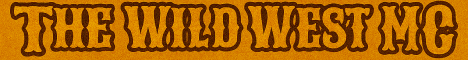 The Wild West MC banner The Wild West MC Minecraft server banner
