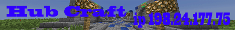 HubCraft banner HubCraft Minecraft server banner