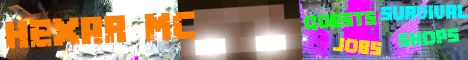 HEXAR MC banner HEXAR MC Minecraft server banner