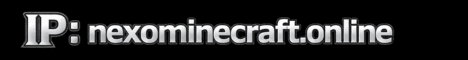 NexoMC banner NexoMC Minecraft server banner