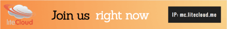 LiteCloud banner LiteCloud Minecraft server banner
