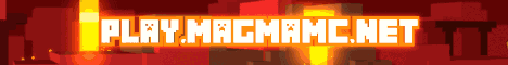 MagmaMC banner MagmaMC Minecraft server banner