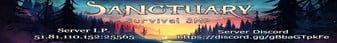 Sanctuary banner Sanctuary Minecraft server banner