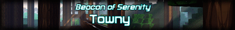 Beacon of Serenity banner Beacon of Serenity Minecraft server banner