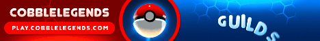 CobbleLegends banner CobbleLegends Minecraft server banner