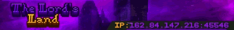 The Lords Land banner The Lords Land Minecraft server banner
