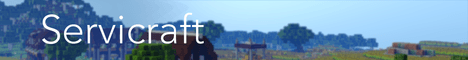 Servicraft banner Servicraft Minecraft server banner