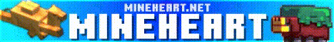 Mineheart banner Mineheart Minecraft server banner