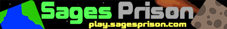 SagesPrison banner SagesPrison Minecraft server banner