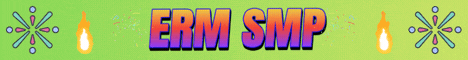 Erm SMP banner Erm SMP Minecraft server banner
