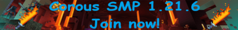Corous SMP banner Corous SMP Minecraft server banner