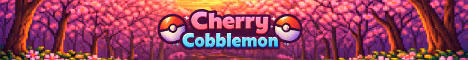 Cherry Cobblemon banner Cherry Cobblemon Minecraft server banner