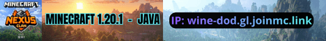 Nexus Clan banner Nexus Clan Minecraft server banner