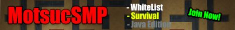 MotsucSMP banner MotsucSMP Minecraft server banner