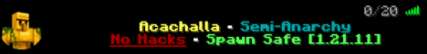 Acachalla banner Acachalla Minecraft server banner
