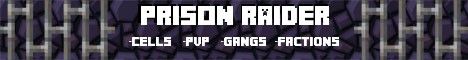 PrisonRaider banner PrisonRaider Minecraft server banner