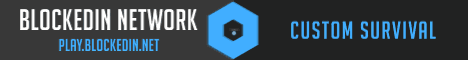 BlockedIn Network banner BlockedIn Network Minecraft server banner