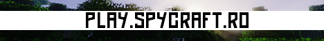 SpyCraft Romania banner SpyCraft Romania Minecraft server banner