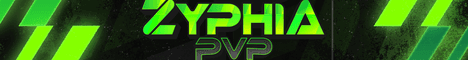 Zyphia PvP banner Zyphia PvP Minecraft server banner