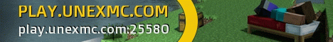 unexmc banner unexmc Minecraft server banner
