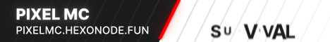 PixelMC banner PixelMC Minecraft server banner